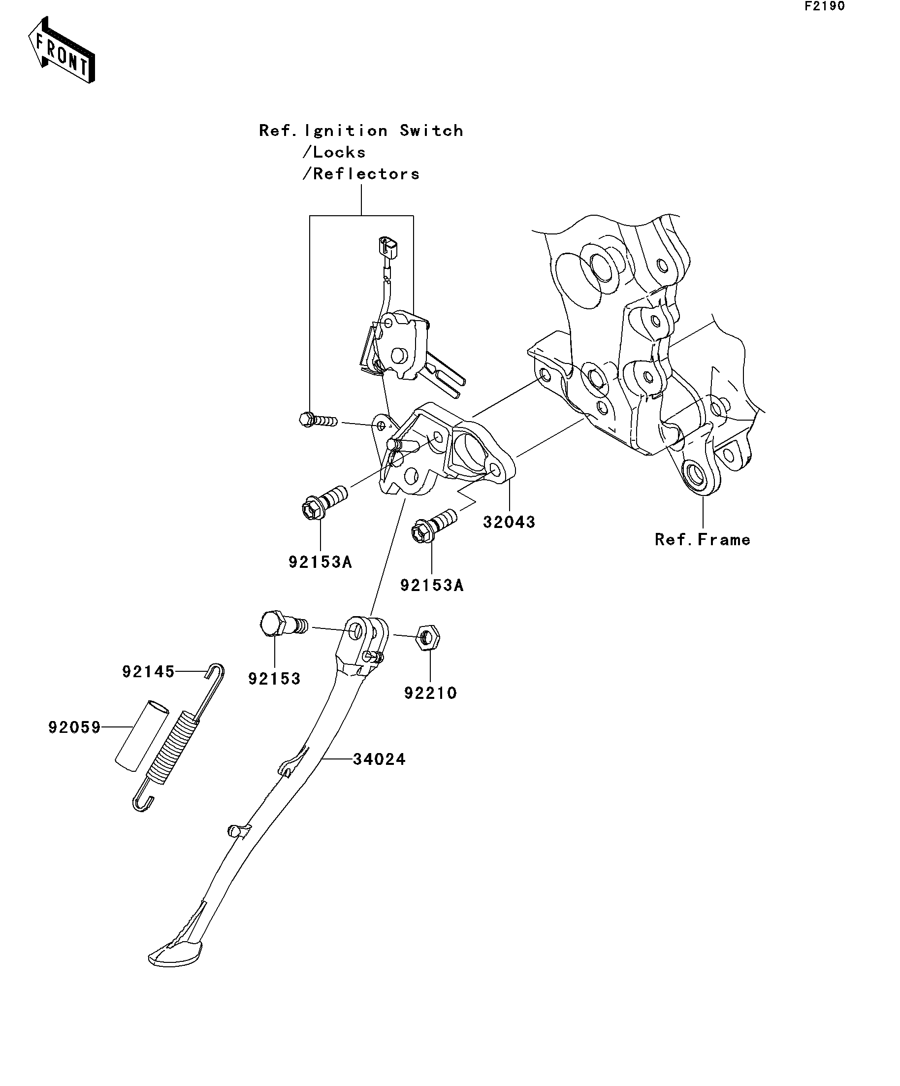 2007 Kawasaki Ninja ZX-14 Stand(s) Motorcycles Parts Finder