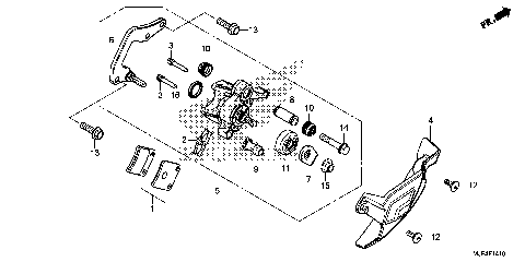 PARKING BRAKE CALIPER