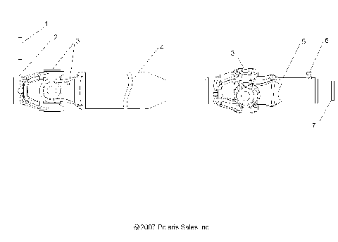 DRIVE TRAIN, FRONT PROP SHAFT - R08WH68AG/AH/AK/AR (49RGRSHAFTPROP08CREW)
