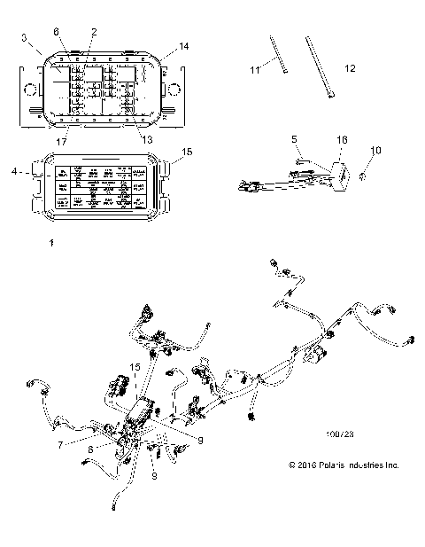 ELECTRICAL, HARNESS - A17SWS57C1/C2/E1/E2 (100723)
