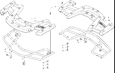 FRONT AND REAR RACK ASSEMBLY [303877]