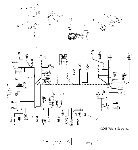 ELECTRICAL, HARNESSES - A09DN76FC (49ATVHARNESS09SPTRG800I)