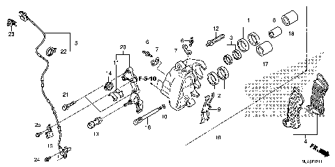 FRONT BRAKE CALIPER (2)