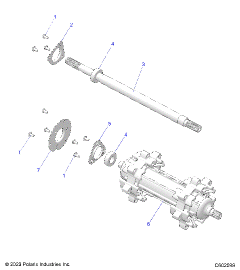 DRIVE TRAIN, JACKSHAFT and DRIVESHAFT - S24TLG6RS/6RE (C602566)