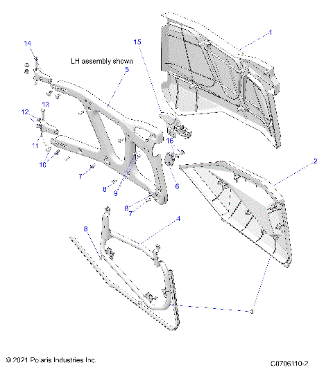 BODY, DOORS, REAR - Z22NAM99AR(C0706110-2)