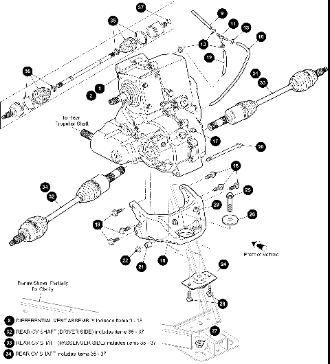 REAR DRIVE GEARCASE/AXLES [302403]