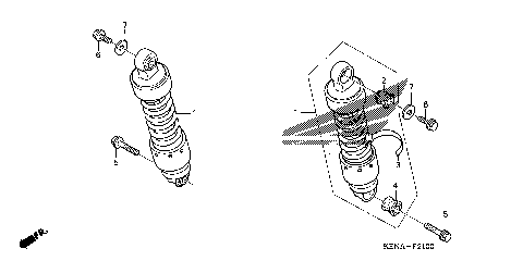 REAR SHOCK ABSORBER