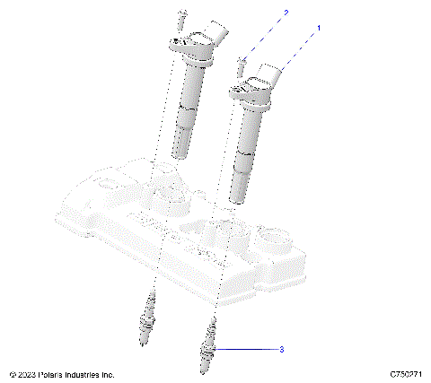 ENGINE, COILS & SPARK PLUGS - Z25S4D92AA/AL/BA/BF/AF/BL (C750271)