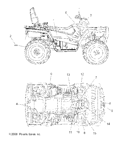 BODY, DECALS - A08DN76FC (49ATVDECAL08SPTRG800I)