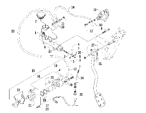 HYDRAULIC BRAKE ASSEMBLY [85978]