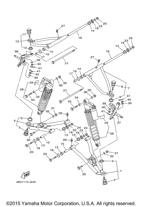 FRONT SUSPENSION WHEEL