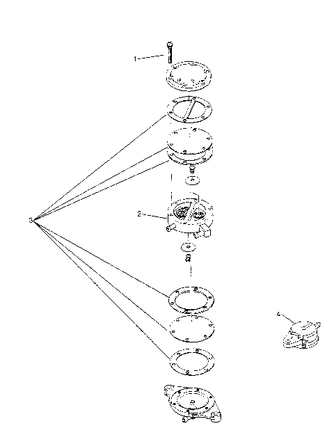 FUEL PUMP ASSEMBLY  SL 650 B954058 (4930483048C006)