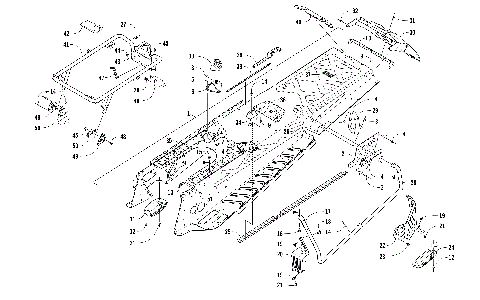 TUNNEL AND REAR RACK ASSEMBLY [104370]