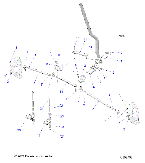STEERING, LOWER - S25FJE9FSL/9FEL (C602798)