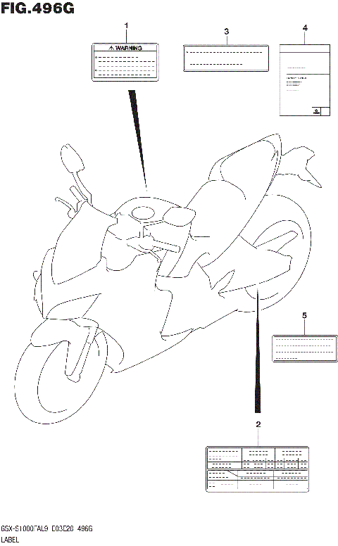 LABEL (GSX-S1000FZAL9 E03)