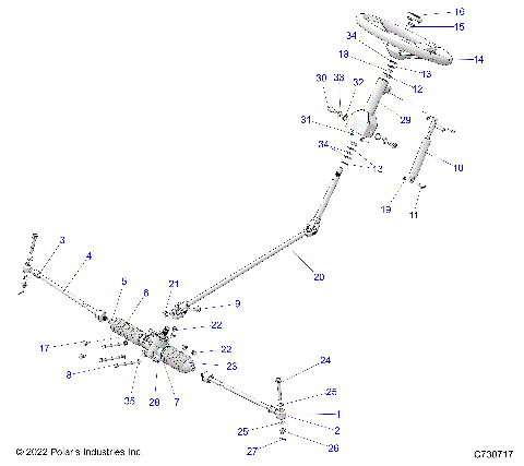 STEERING, STEERING ASM. - R25CCA57A1 (C730717)
