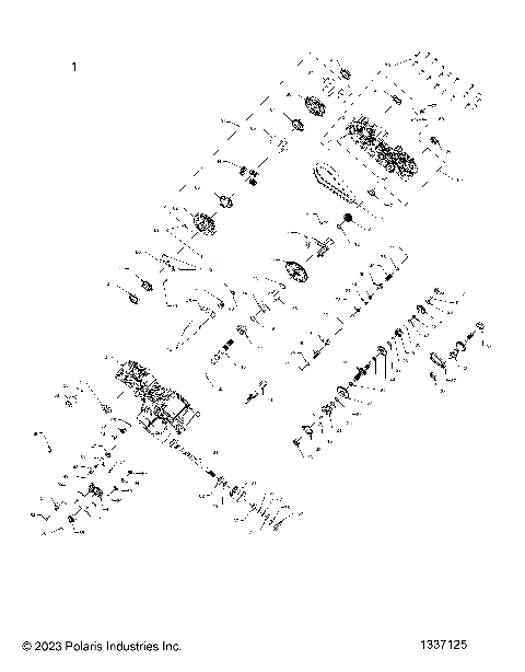 DRIVE TRAIN, MAIN GEARCASE - A25SWE57F1/C1/E1 (1337125)