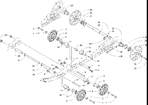 IDLER WHEEL ASSEMBLY [107003]