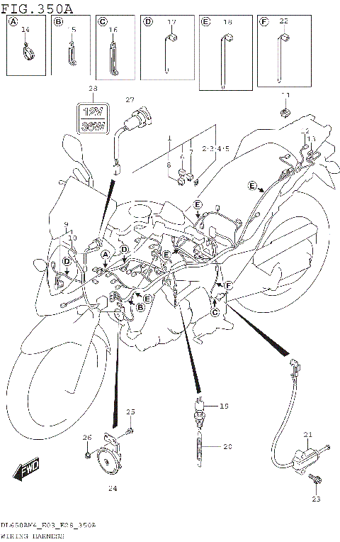 WIRING HARNESS (DL650AM4 E03)