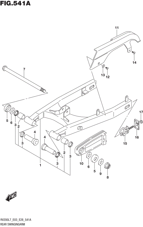 REAR SWINGINGARM
