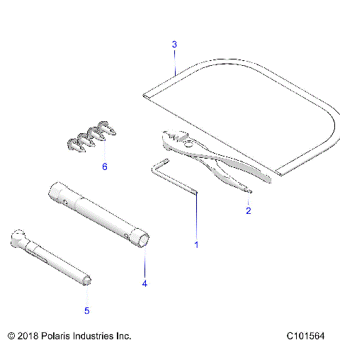 TOOLS, TOOL KIT - A19SAA50D5 [101564]