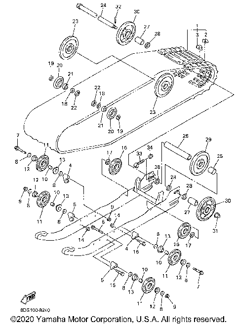 1998 Yamaha VMAX 700 XTC DELUXE (VX700XTCDB/VX700XTCPB/VX700XTCB