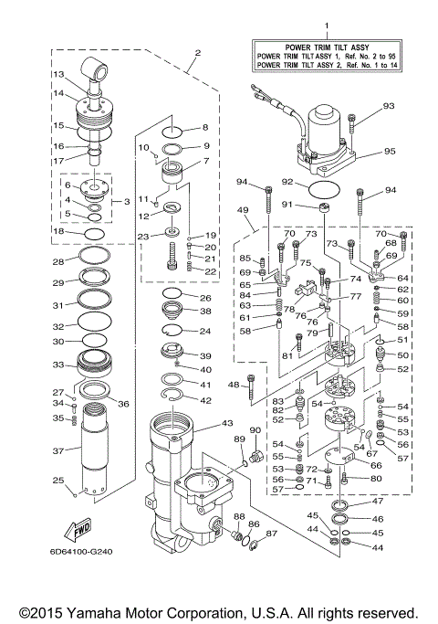 POWER TRIM TILT ASSY 1