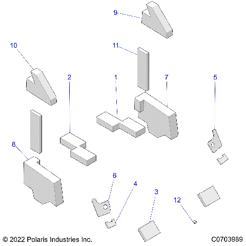 BODY, CAB FOAM - R22T6U99A9/AN (C0703989)