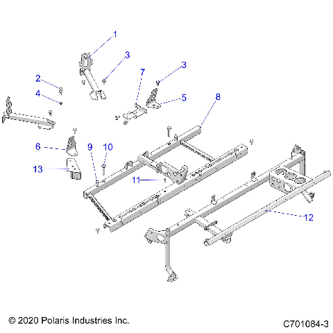 CHASSIS, MAIN FRAME MOUNTS - Z21ASE99F5/S99C5/E5 (C701084-3)