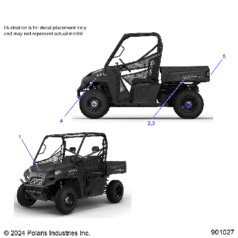 BODY, DECALS, GRAPHICS - R25CCA57A1 (901027)