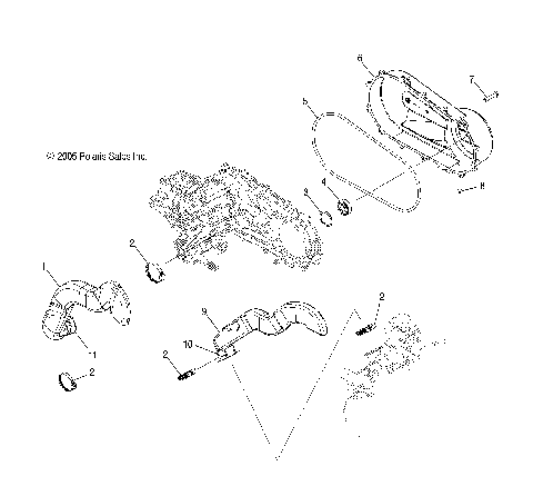 CLUTCH, COVER and DUCTING - A07LB27FA/LH27FB (4999202079920207C04)