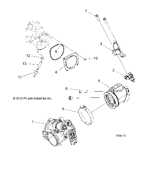 ENGINE, THROTTLE BODY and FUEL RAIL - A19SEA50B1/B7/SEE50B7/B3/SEG50B4 [100570]