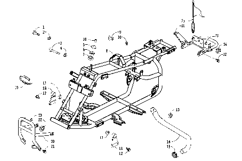 FRAME AND RELATED PARTS ASSEMBLY [87278]