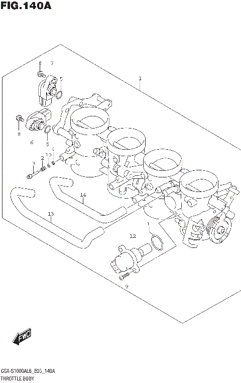 THROTTLE BODY (GSX-S1000AL6 E03)