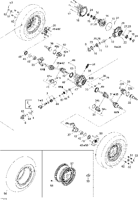 07- Drive System, Front 800R EFI