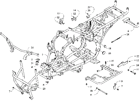 FRAME AND RELATED PARTS [302180]