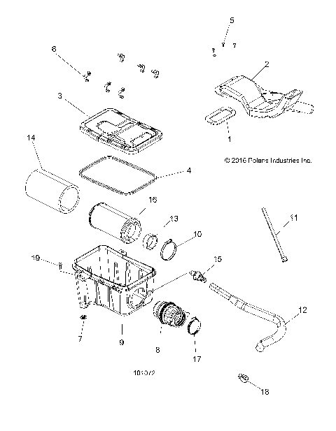 ENGINE, AIR INTAKE SYSTEM - A18SEA57F1/SEE57F1/7 [101072]