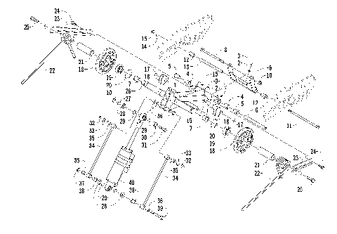 REAR SUSPENSION REAR ARM ASSEMBLY [94041]