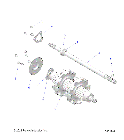 DRIVE TRAIN, JACKSHAFT and DRIVESHAFT - S26TKL6RS (C602991)