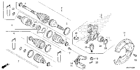 FRONT KNUCKLE@FRONT DRIVE