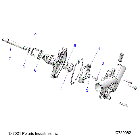 ENGINE, WATERPUMP ASSEMBLY - R24RRY99AJ/BJ/AK/BK/AZ/BZ/A9/B9 (C730082)