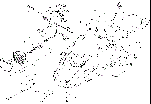 HOOD, HEADLIGHT, AND WINDSHIELD ASSEMBLY [107933]
