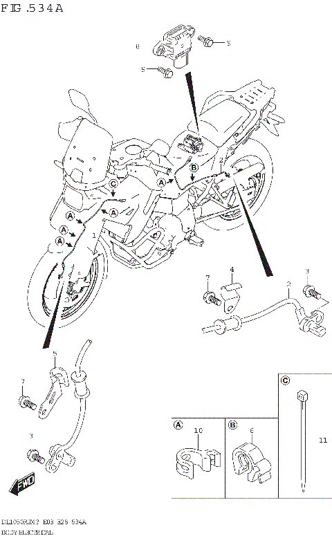 BODY ELECTRICAL (DL1050RR)