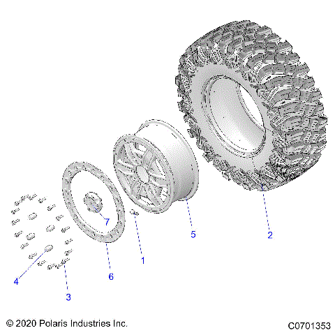 WHEELS, FRONT - Z21NAR99AN/BN (C0701353)