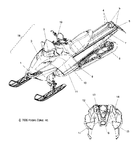 BODY, DECALS - S08PG8ES/EE/PH8ES/EE (49SNOWDECAL08RMK155)