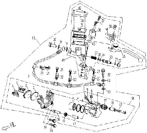 HYDRAULIC BRAKE (REAR)