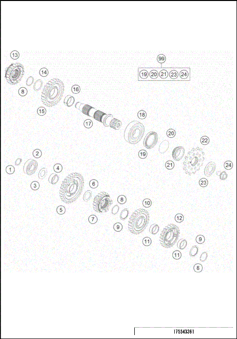 TRANSMISSION II - COUNTERSHAFT