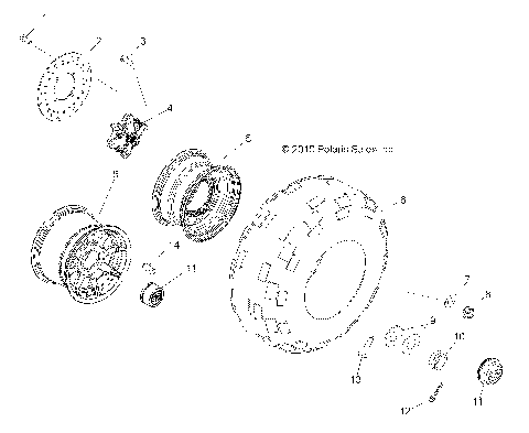 WHEELS, REAR - R11TH76/TY76 ALL OPTIONS (49RGRWHEELRR118004X4)