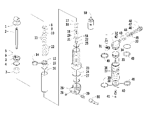 REAR SUSPENSION FRONT ARM SHOCK ABSORBER [85329]
