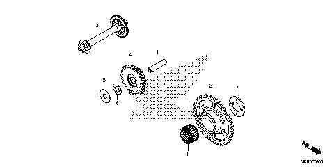 STARTING DRIVEN GEAR